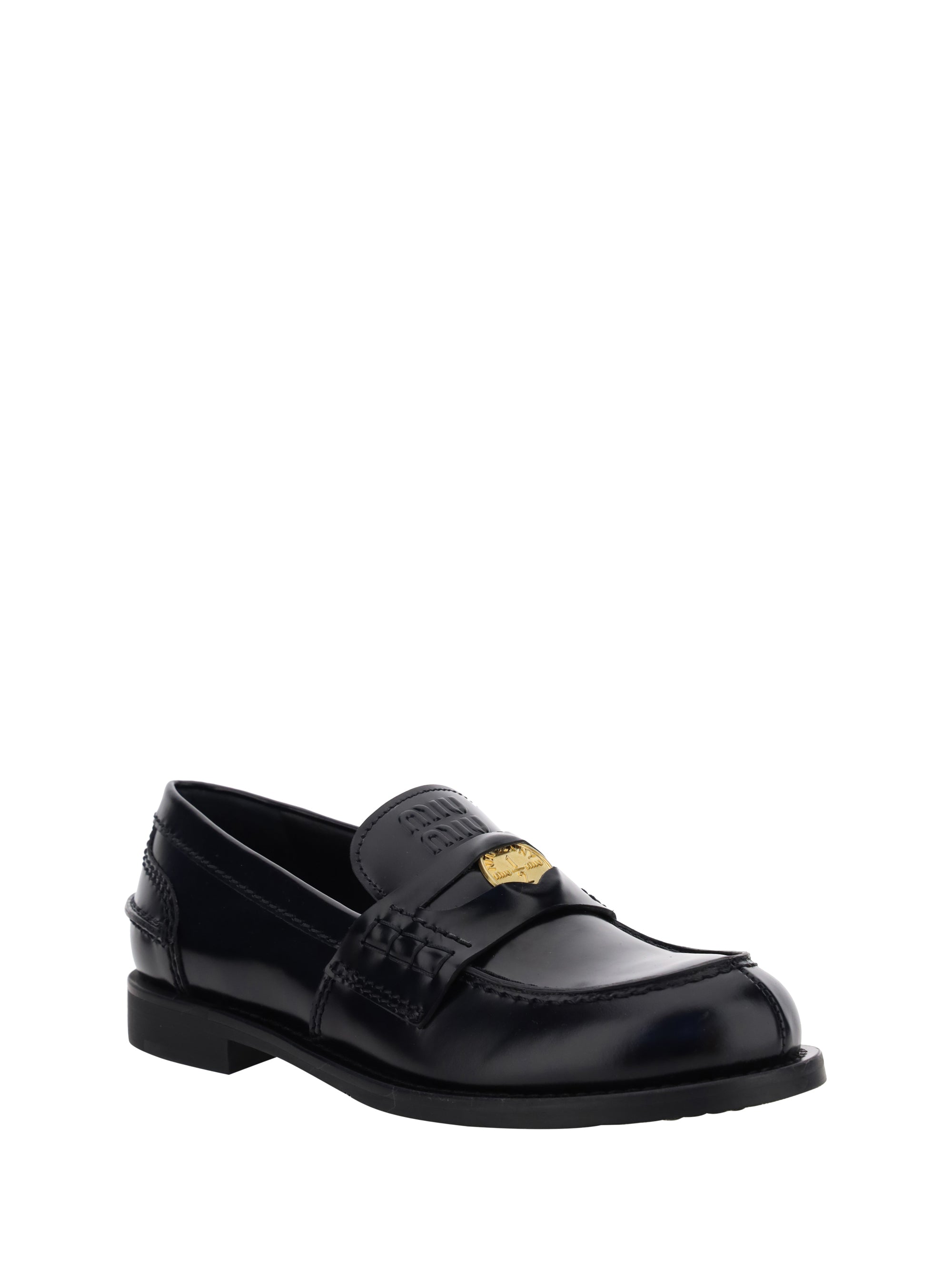 MIU MIU 38.5 penny loafers