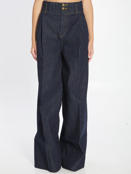 ZIMMERMANN 0 hypnotic denim pant