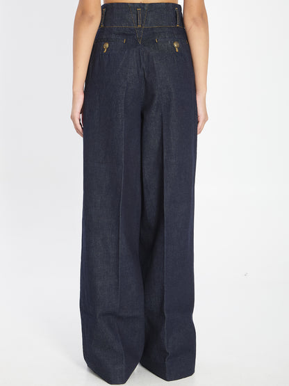 ZIMMERMANN 0 hypnotic denim pant