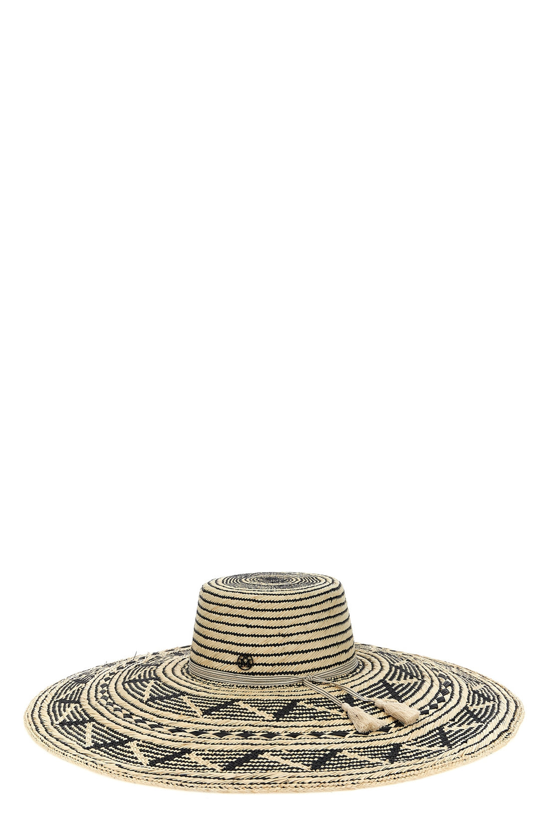 MAISON MICHEL M gina hat in woven brisa straw