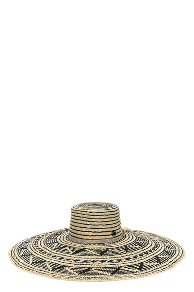 gina hat in woven brisa straw