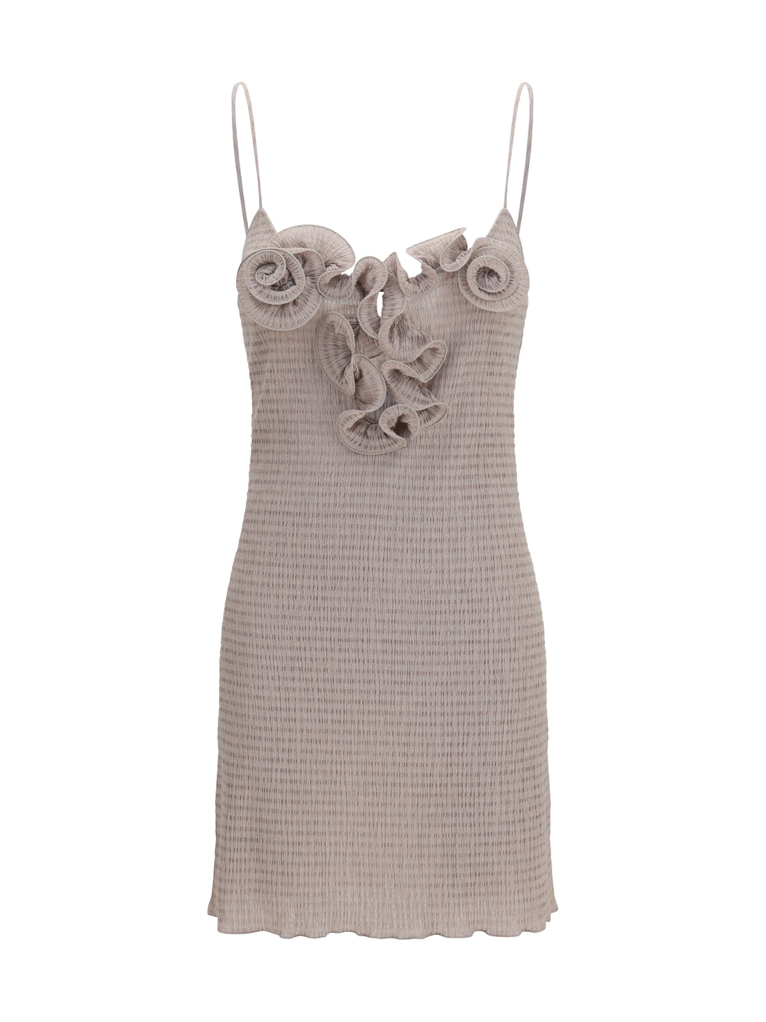 MAGDA BUTRYM 34 crêpe mini dress with floral appliqués