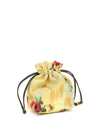 printed taffeta pouch