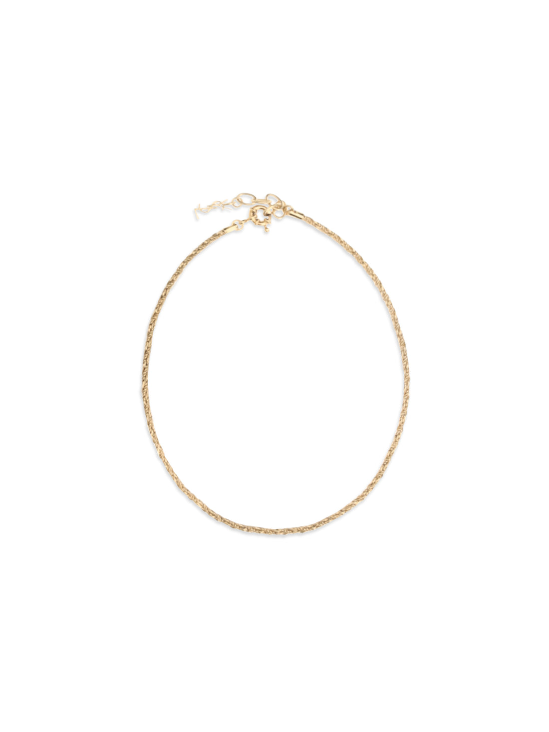 SAINT LAURENT OS metal chain necklace