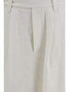 fluid twill tailored skirt with monili