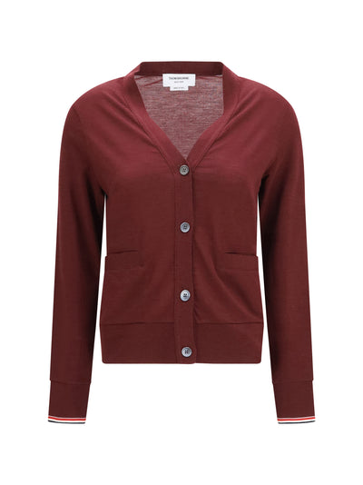 v-neck merino wool cardigan