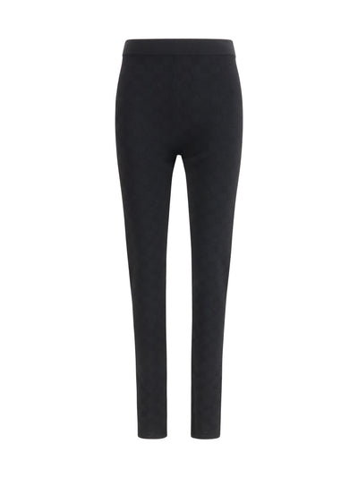 elastic gg jacquard leggings
