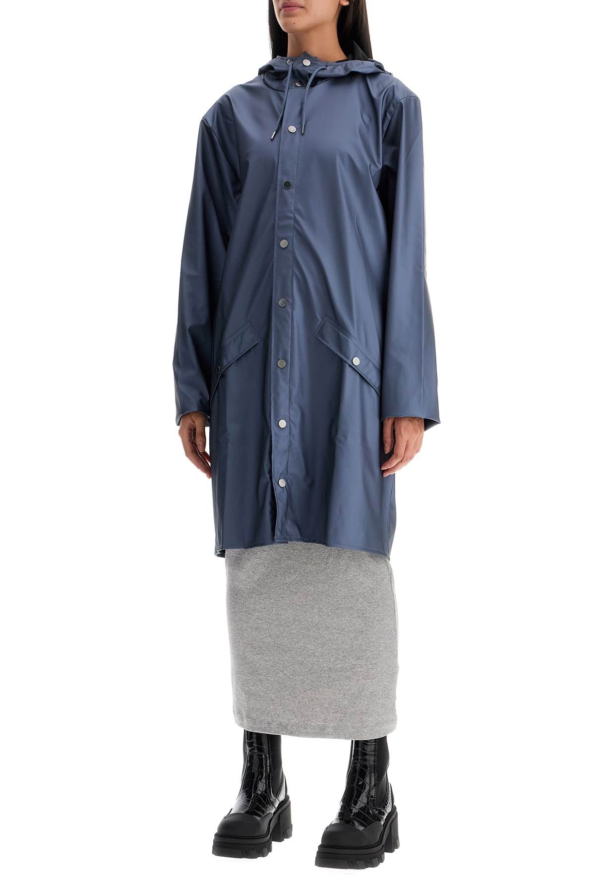 unisex long rain jacket