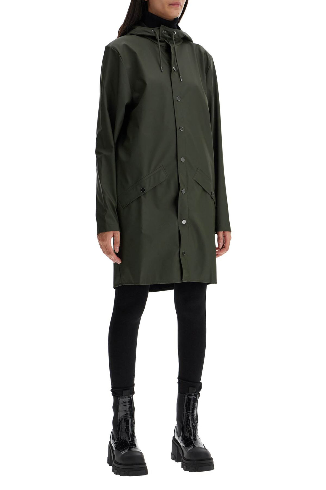 unisex long rain jacket