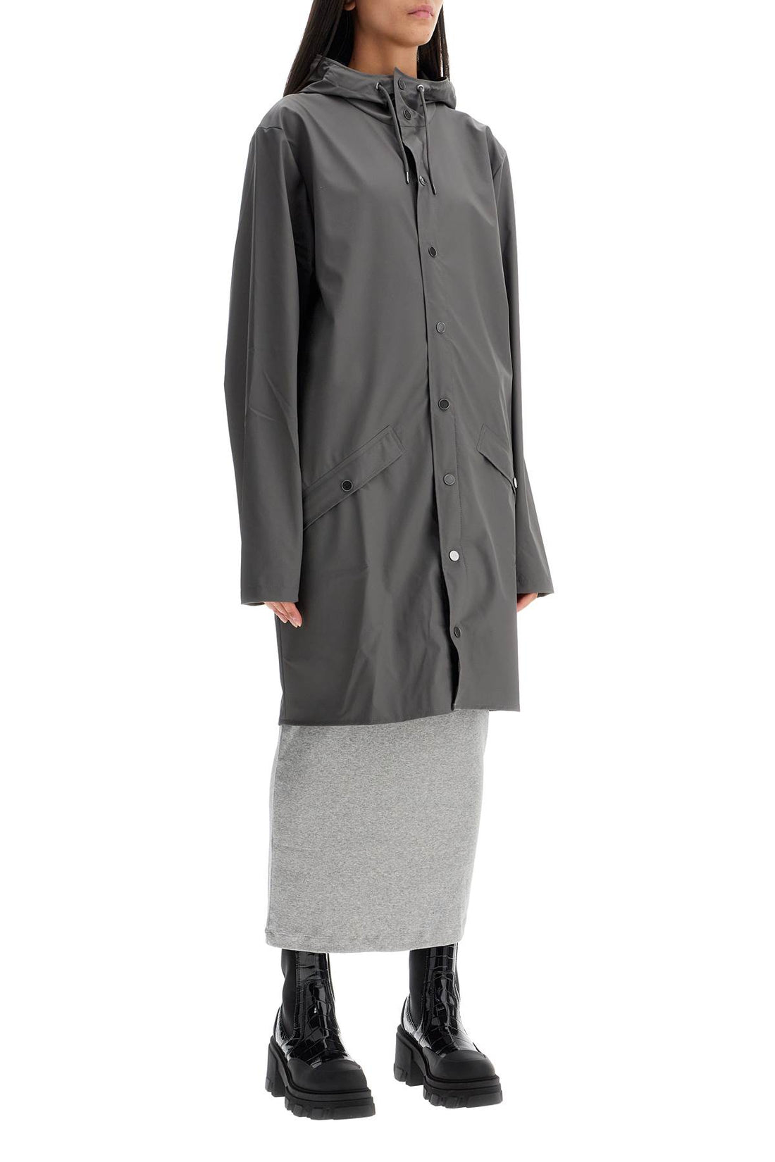 unisex long rain jacket