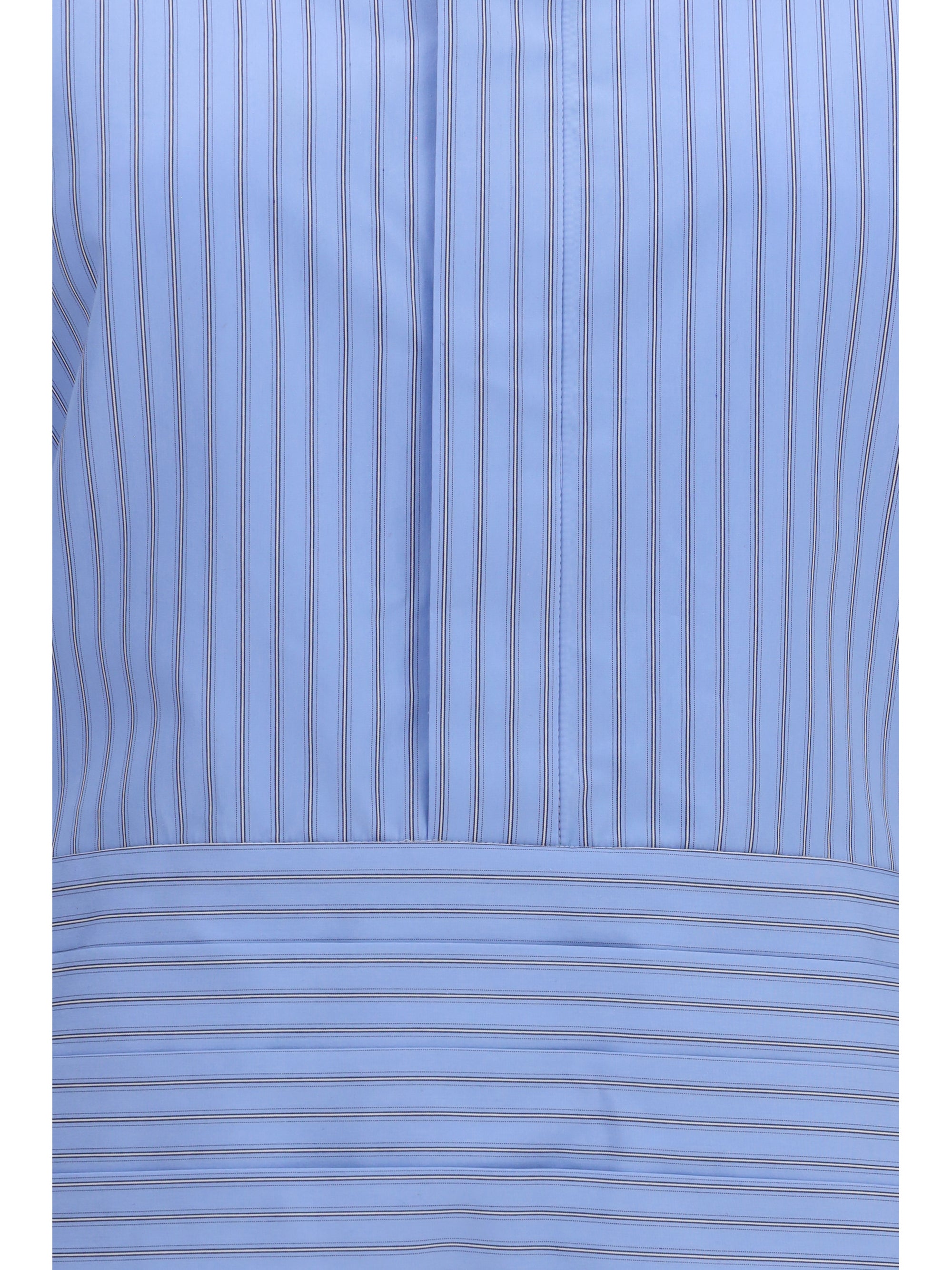 cotton poplin shirt with belt