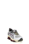 gel-quantum kinetic synthetic leather and mesh fabric sneakers