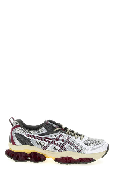 gel-quantum kinetic synthetic leather and mesh fabric sneakers