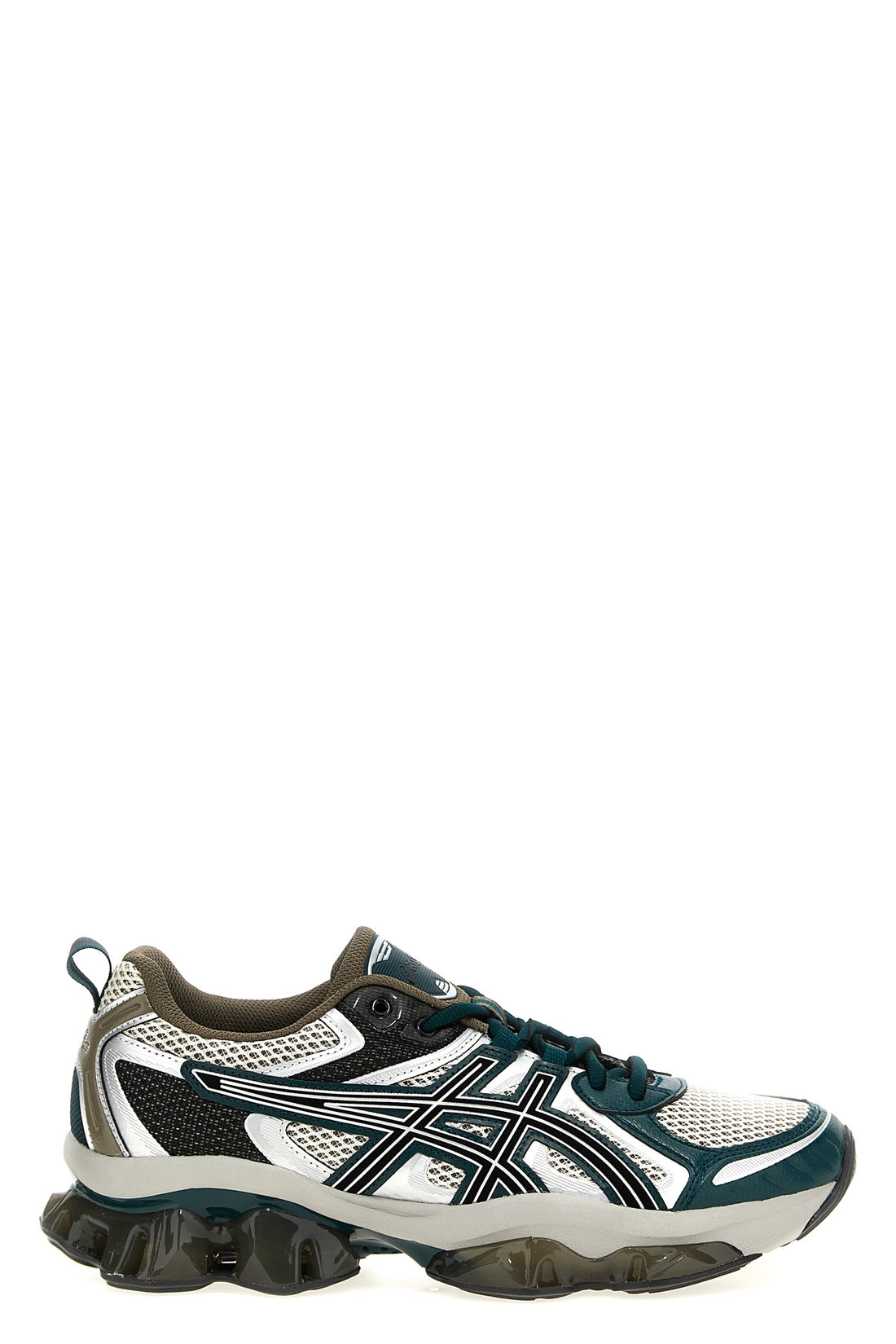 ASICS 8.5 gel-quantum kinetic synthetic leather and mesh fabric sneakers