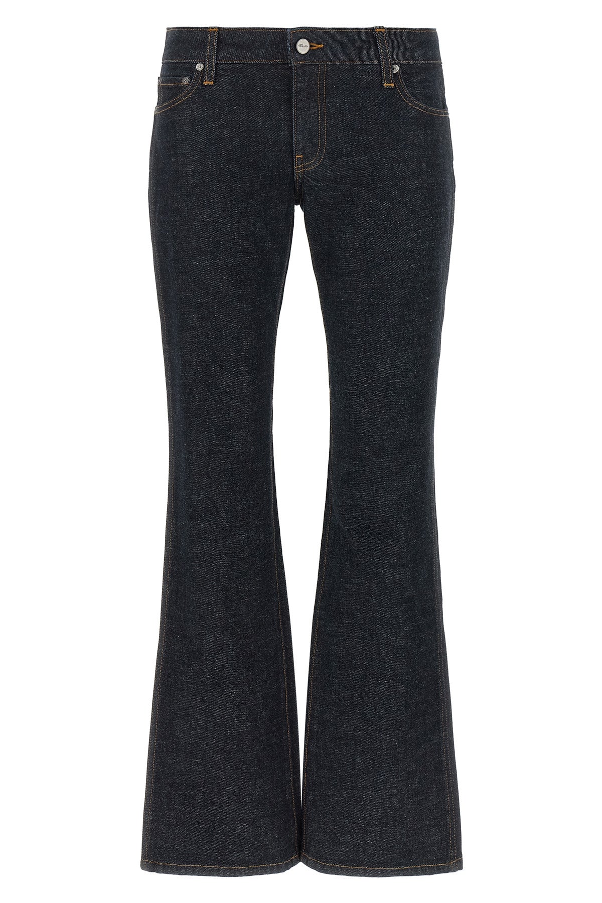 the conforti khaite jeans feature a sartorial construction that redefines the