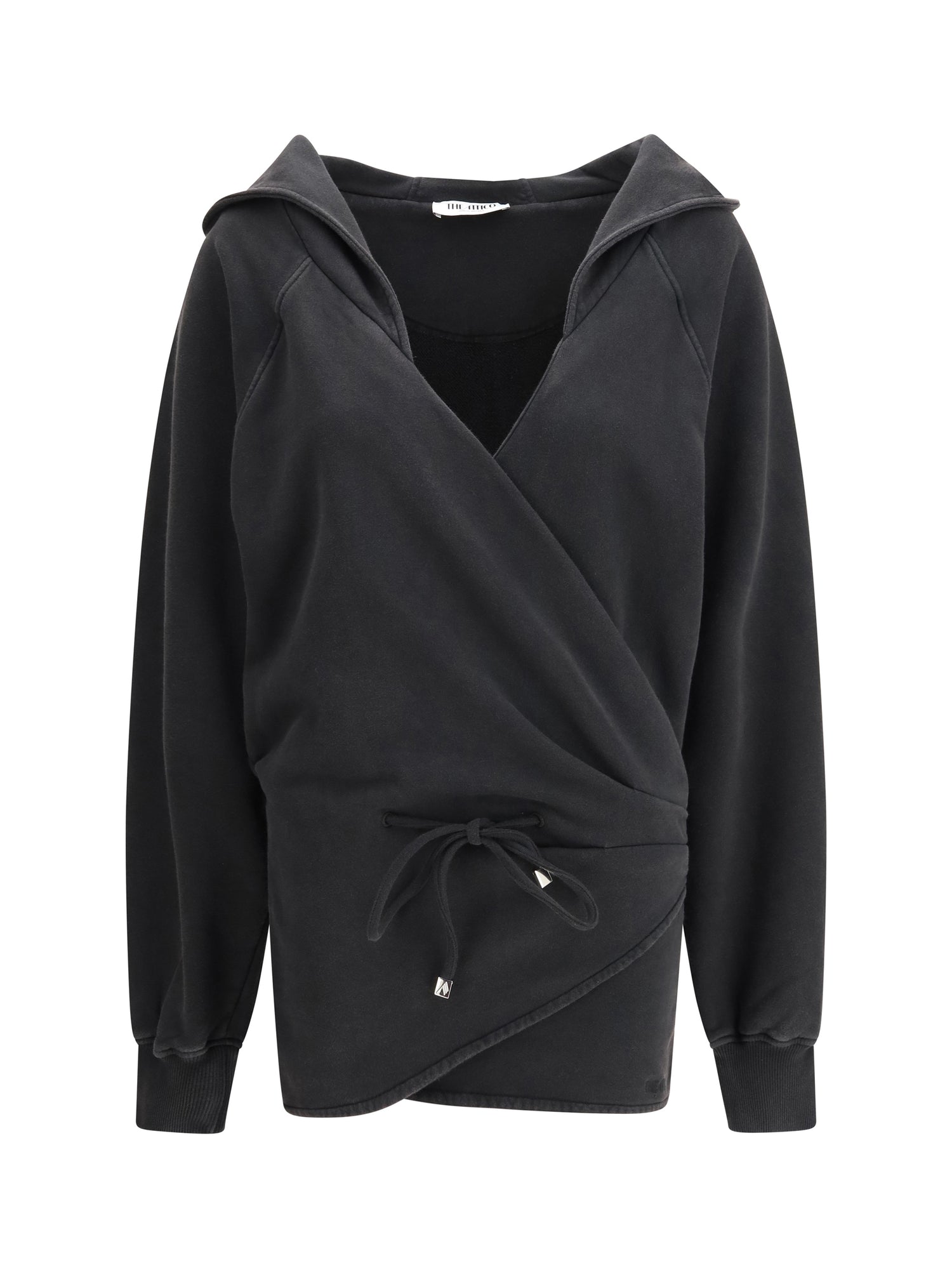 THE ATTICO 38 short dress with hood