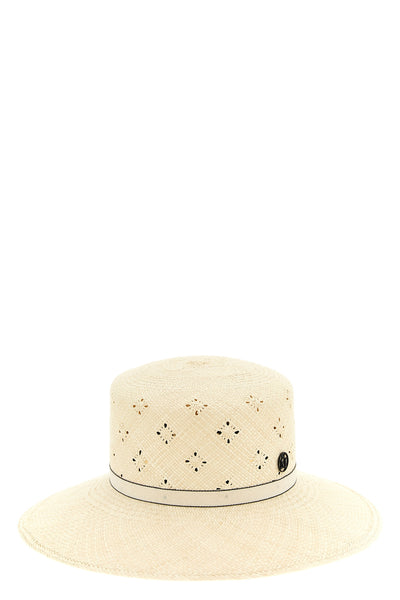 ludi hat in naturally woven straw