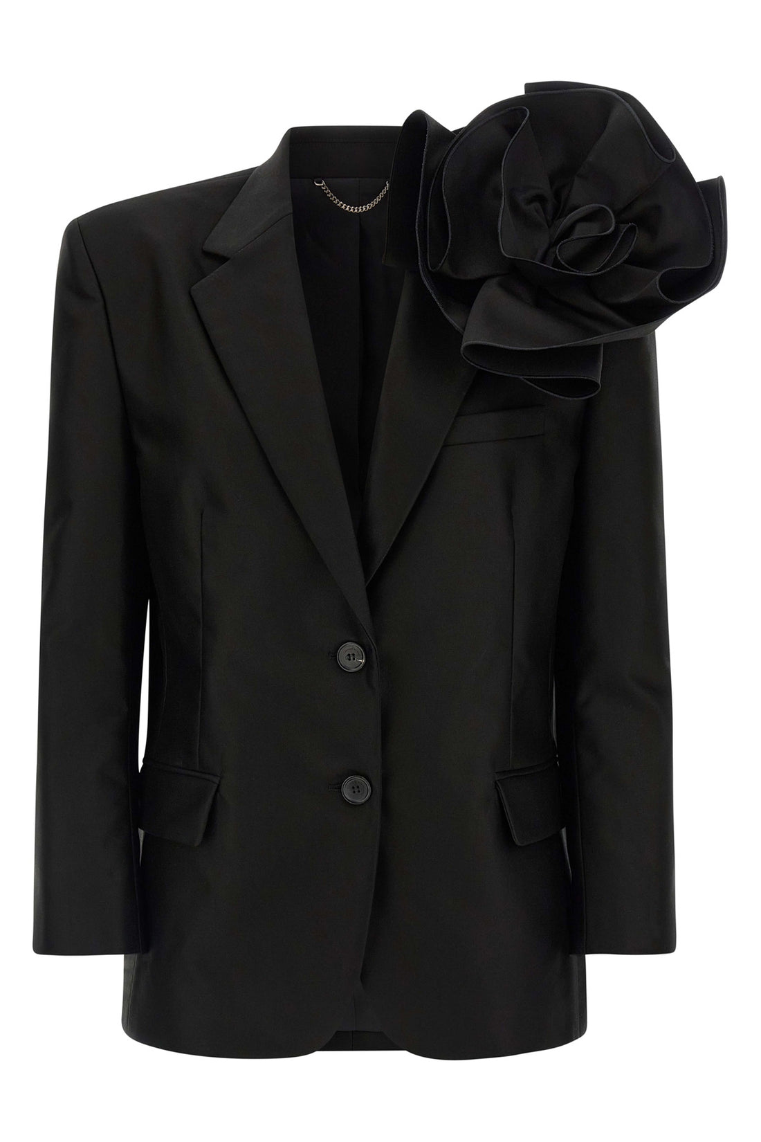 MAGDA BUTRYM 32 04 single-breasted cotton blazer