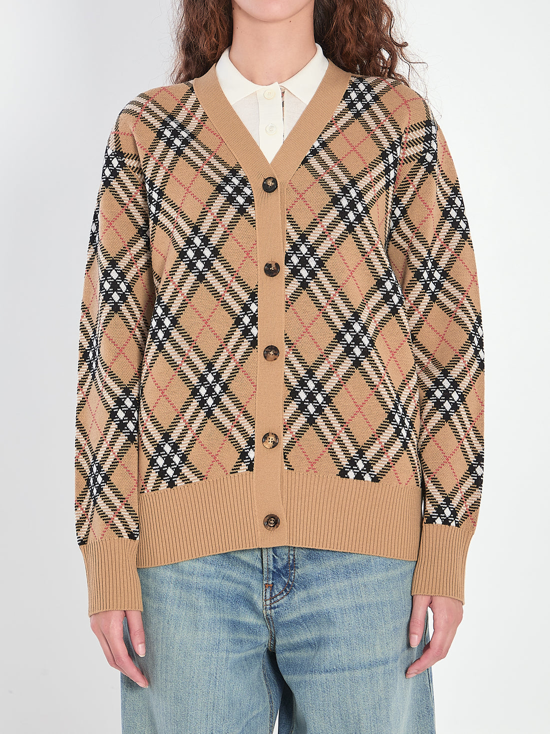 BURBERRY M cardigan check