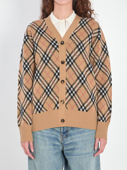 BURBERRY M cardigan check 