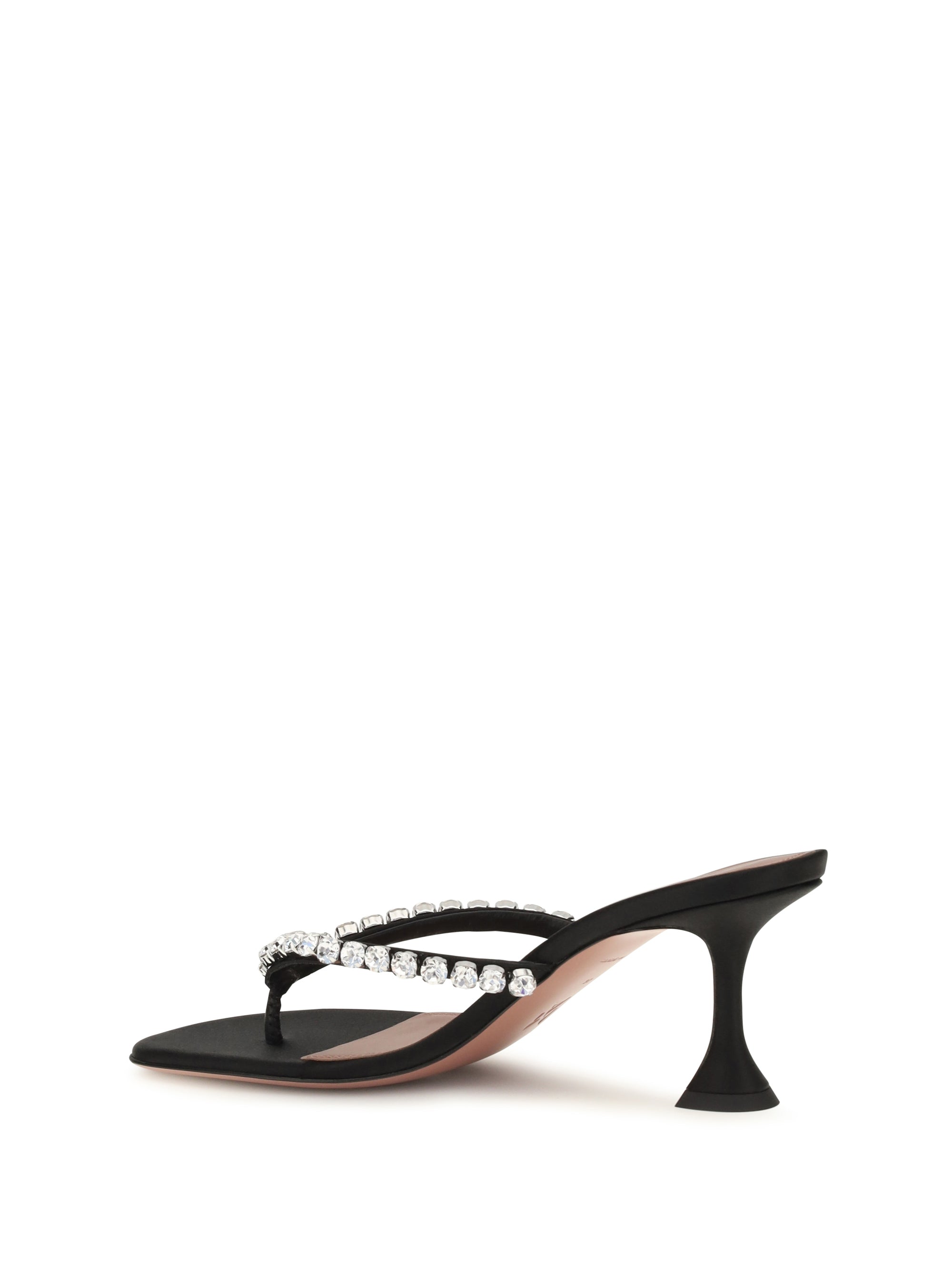 gigi crystal-embellished thong sandals