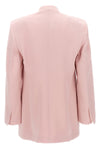 single breast cady viscose blend blazer