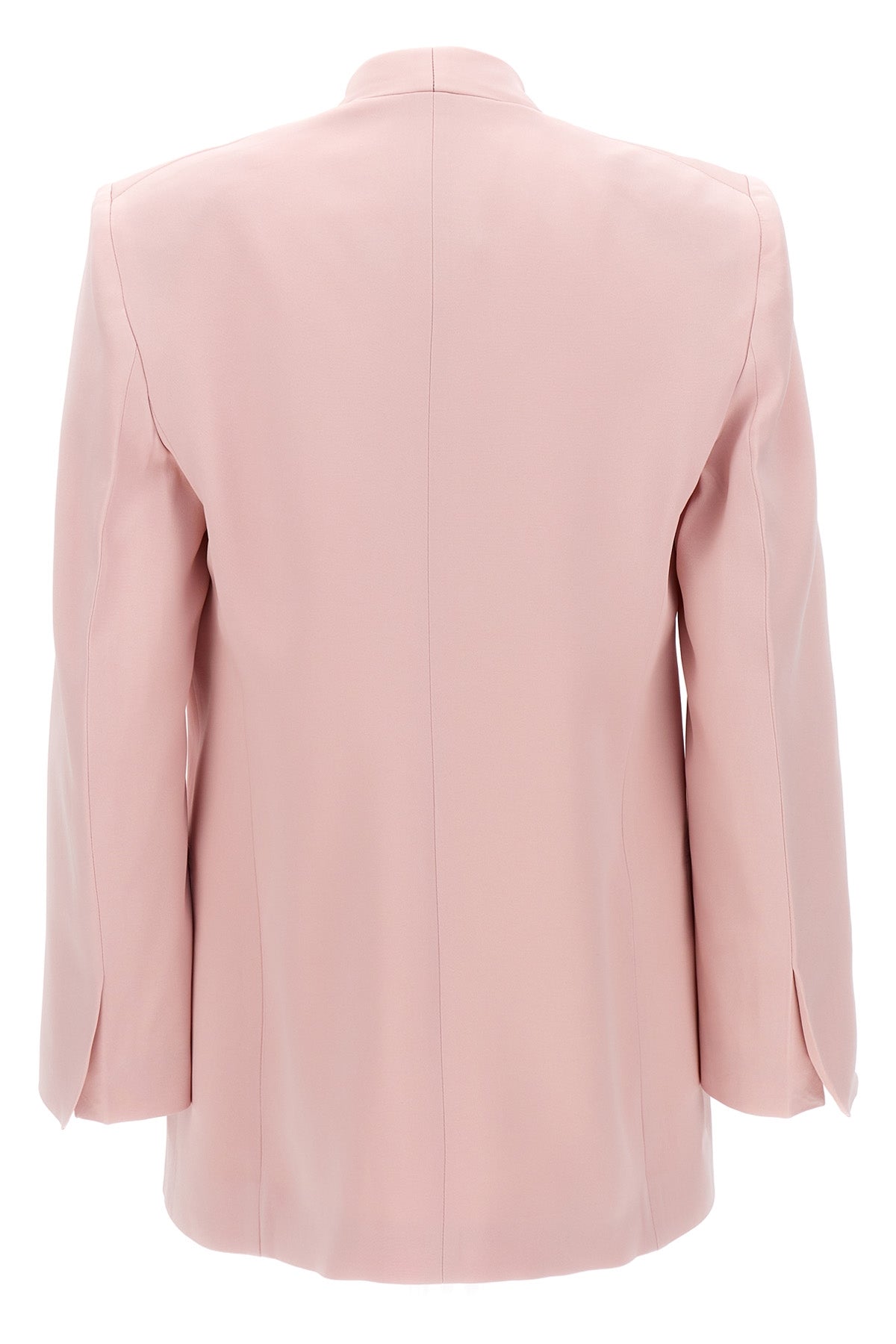 single breast cady viscose blend blazer