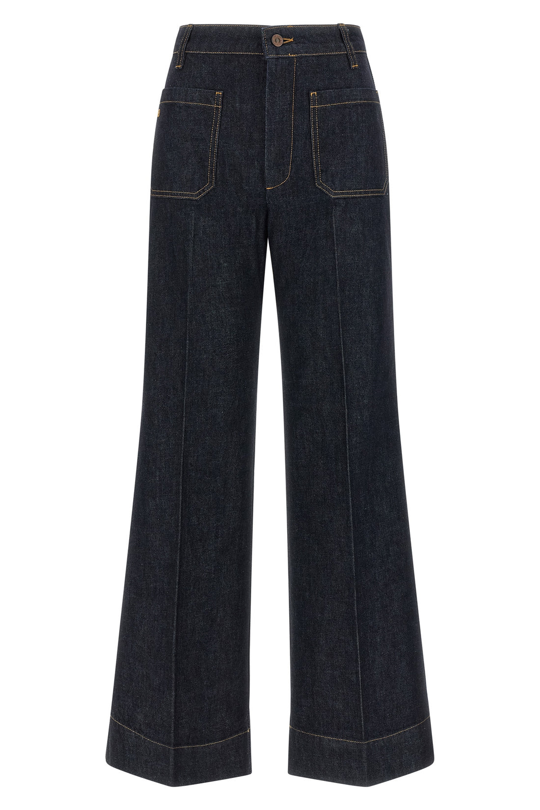 VICTORIA BECKHAM 25-32 alina cotton denim jeans indigo rinse wash