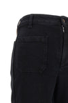 alina jeans in washed black cotton denim