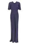 long satin dress isabella tight at the waist