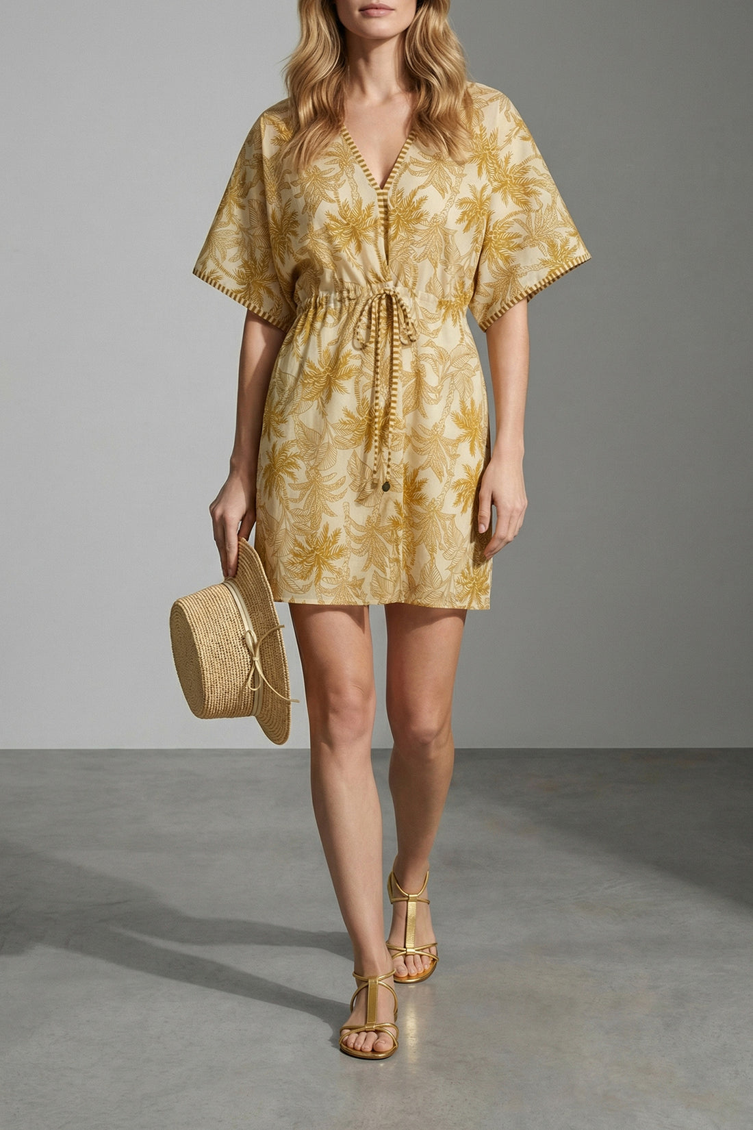 MAISON MICHEL M lila hat in natural straw woven