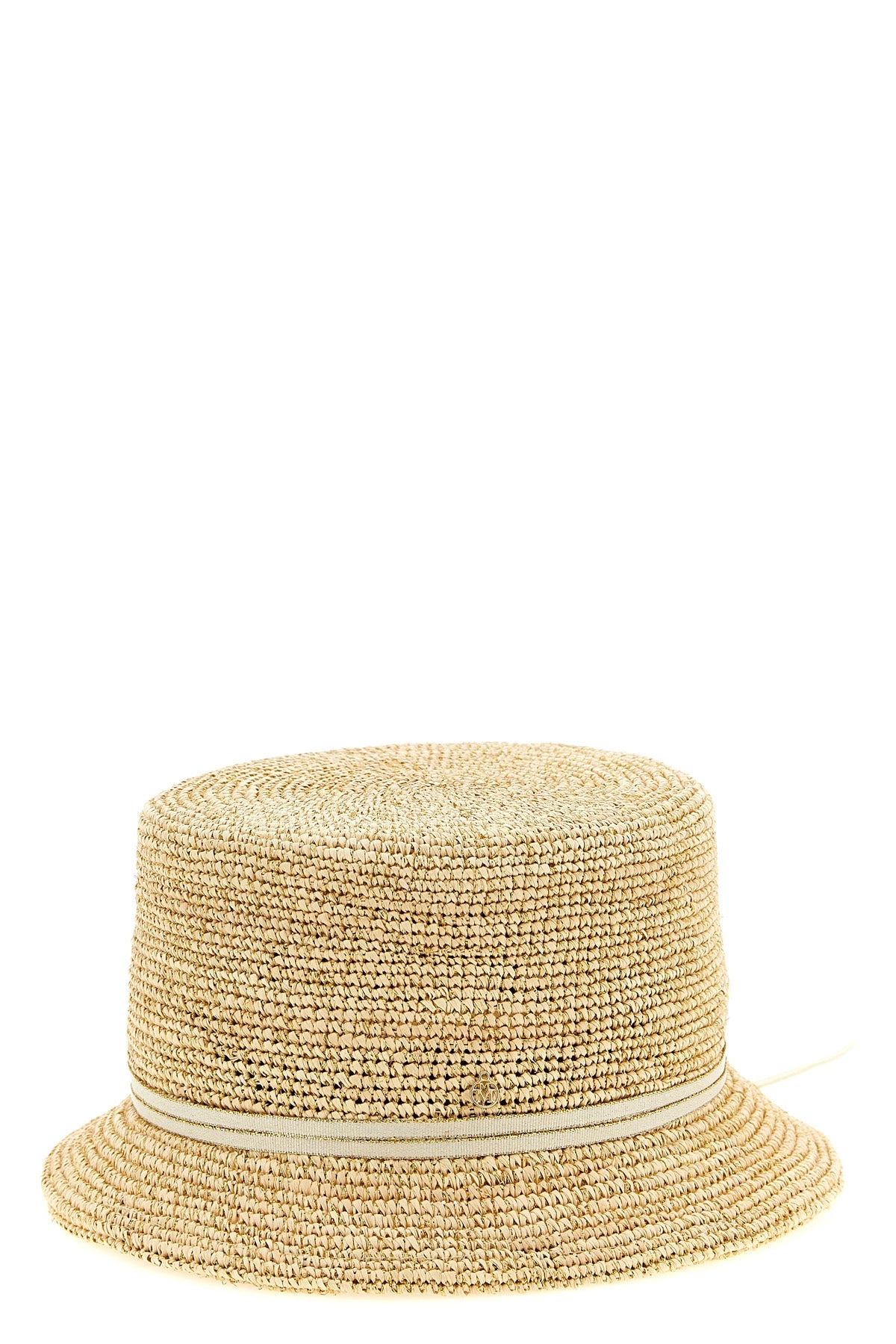 lila hat in natural straw woven