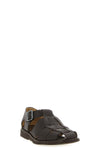 pacific sandals in smooth and hammered leather
