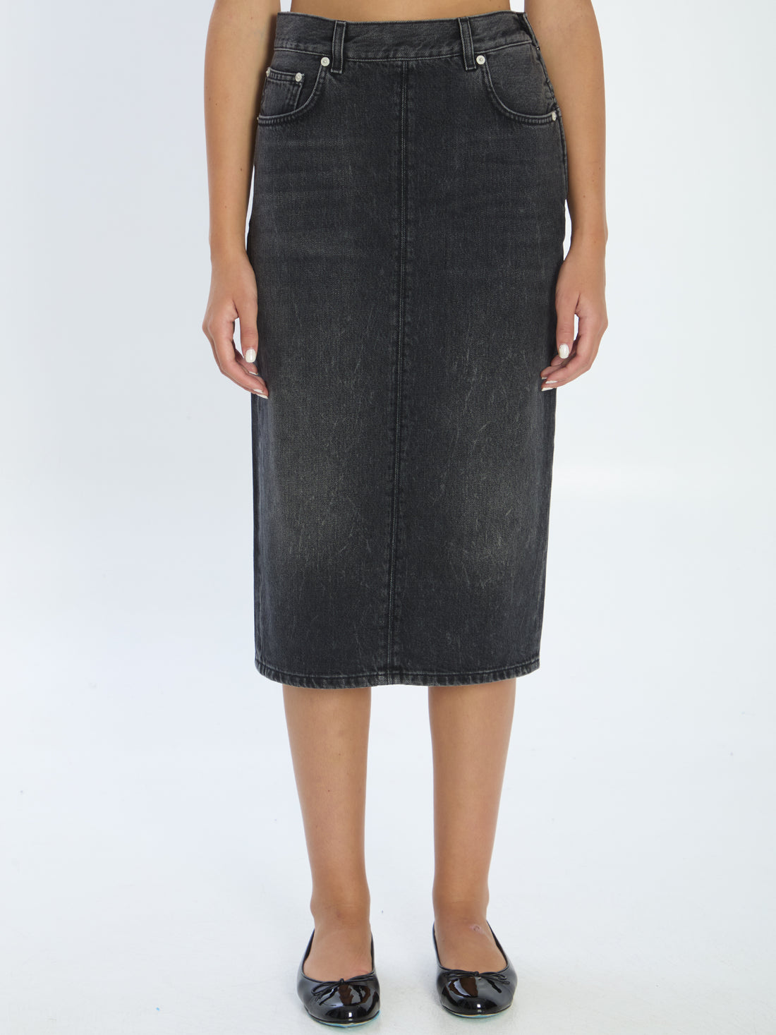HAIKURE 25 kim authentic denim skirt