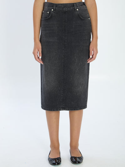 kim authentic denim skirt