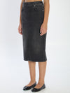 kim authentic denim skirt