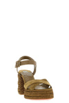 calakala veau velours and tone-on-tone smooth leather espadrilles