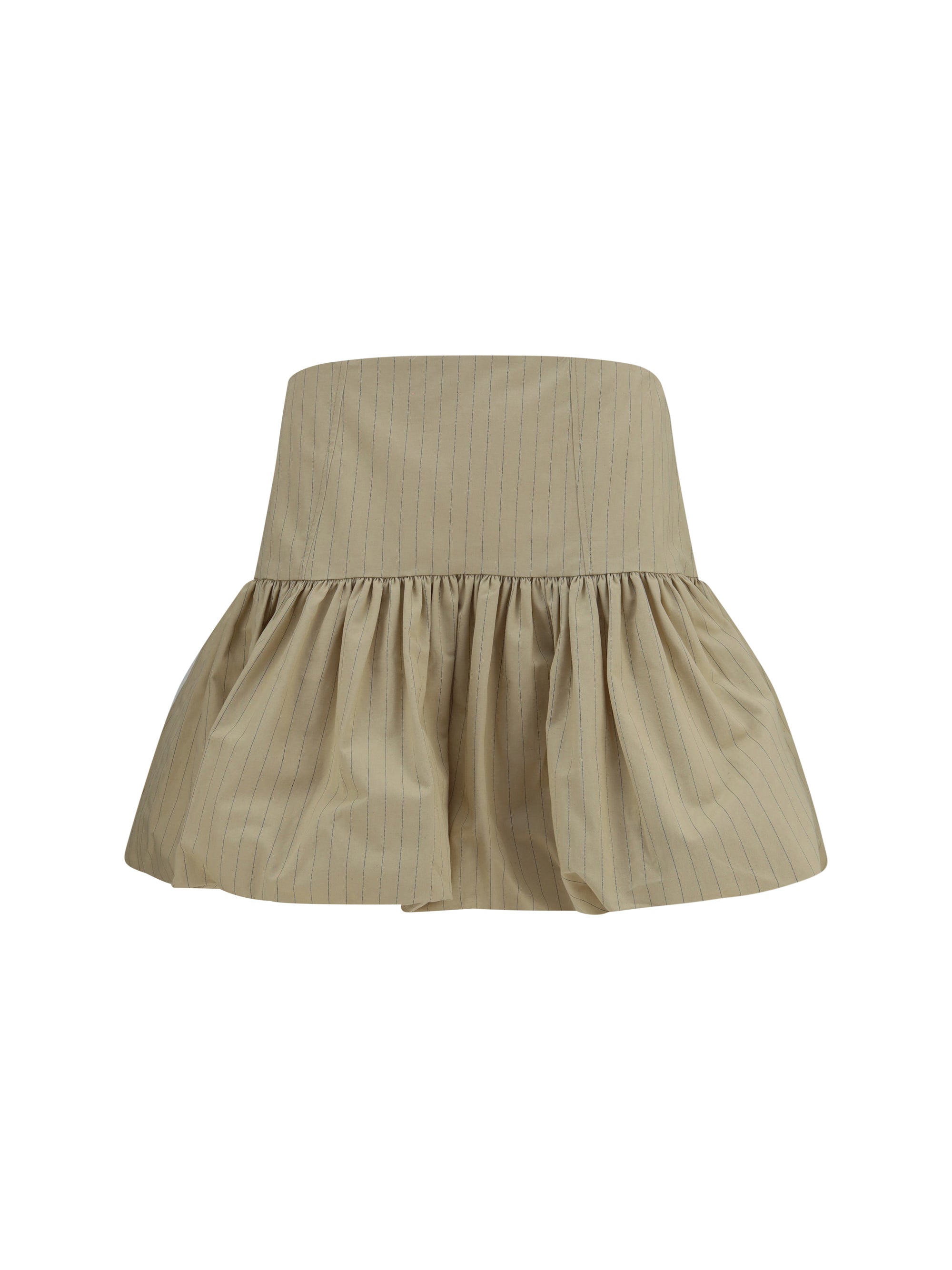 ruffled mini skirt