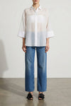 the rerun zip sneak cotton jeans