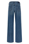 the rerun zip sneak cotton jeans