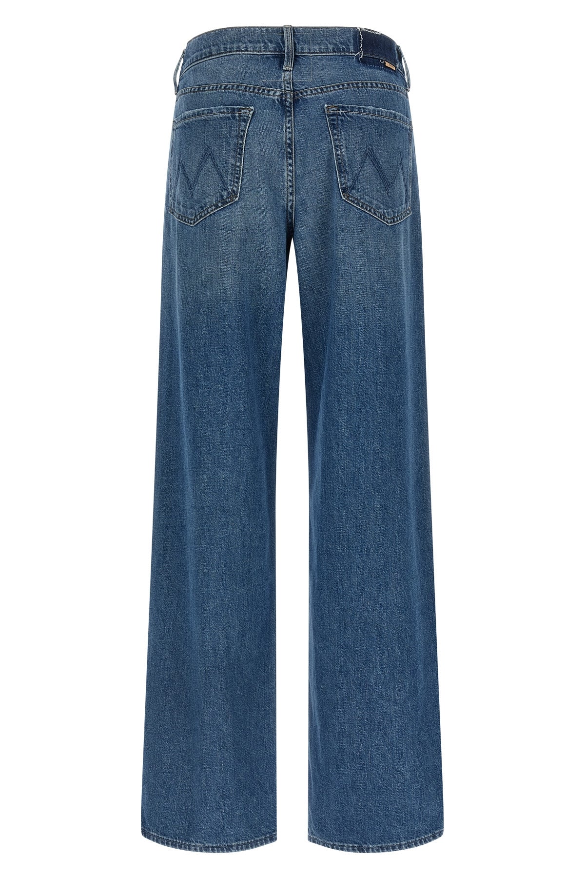 the rerun zip sneak cotton jeans