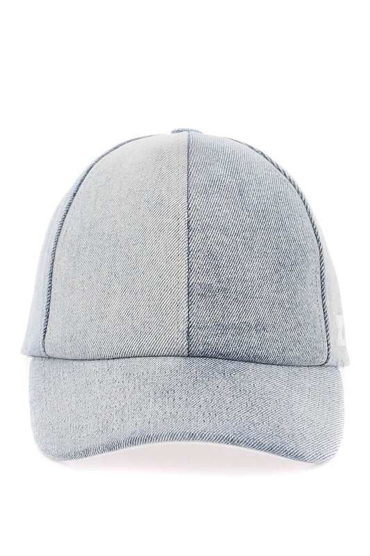 denim baseball cap with adjustable