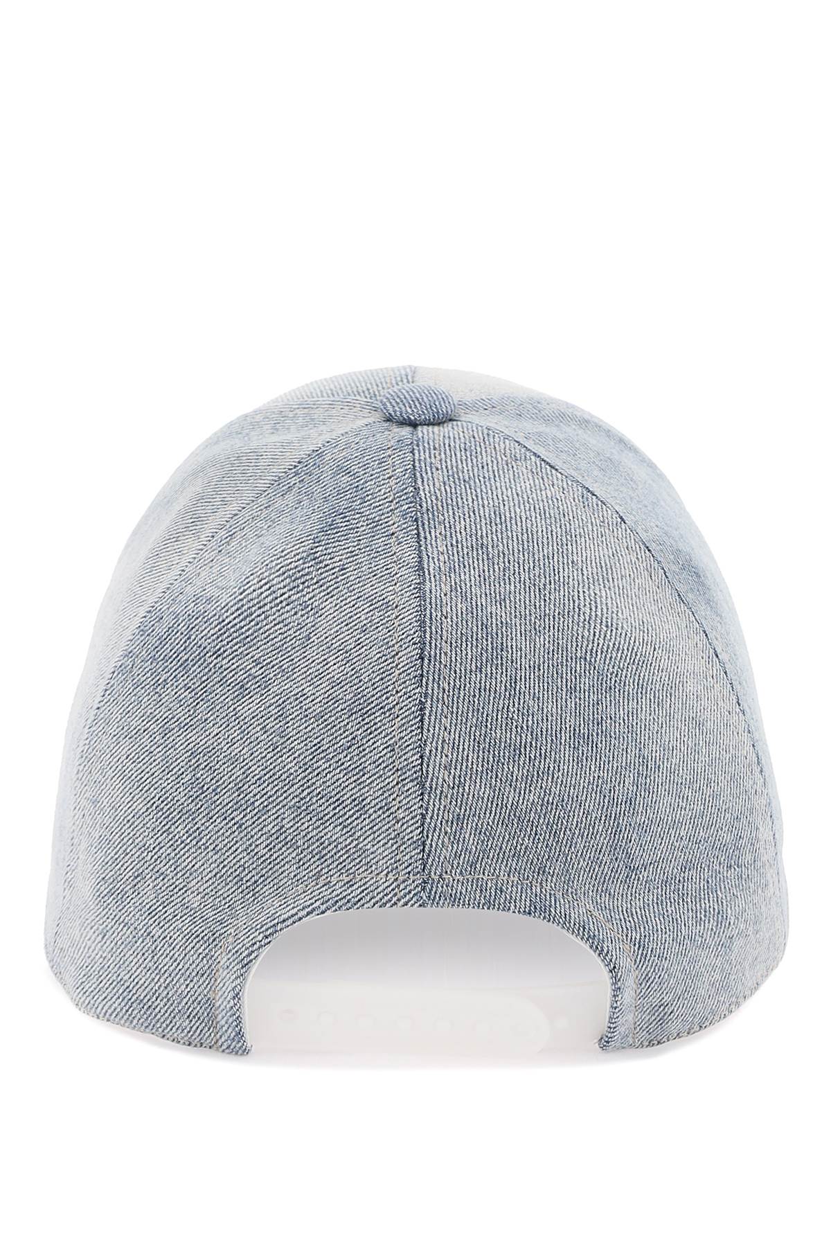 denim baseball cap with adjustable