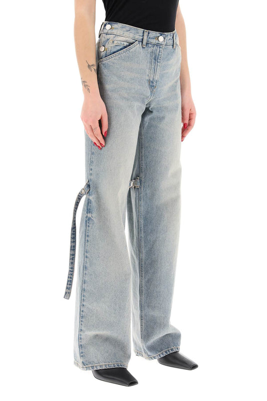 "denim sailor-style baggy