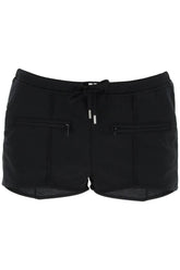 "jersey interlock mini shorts