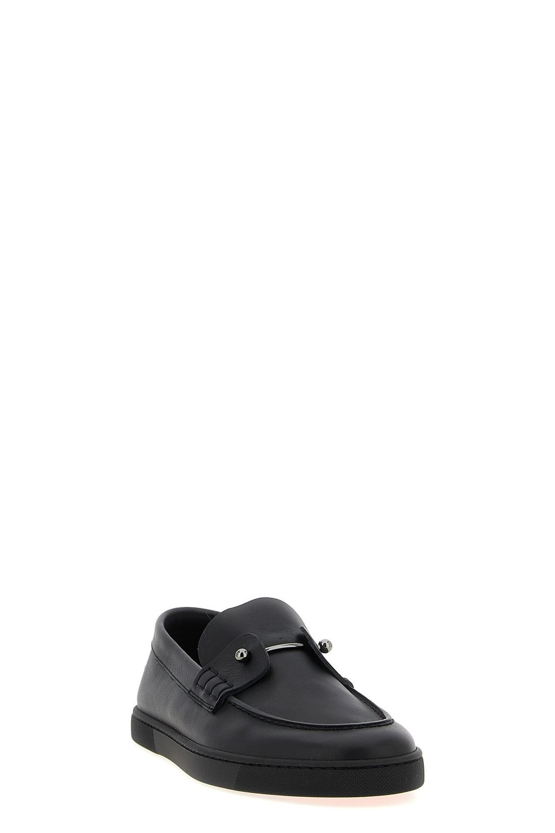 CHRISTIAN LOUBOUTIN 40 chambeliboat loafers in rockie leather