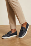 chambeliboat loafers in rockie leather
