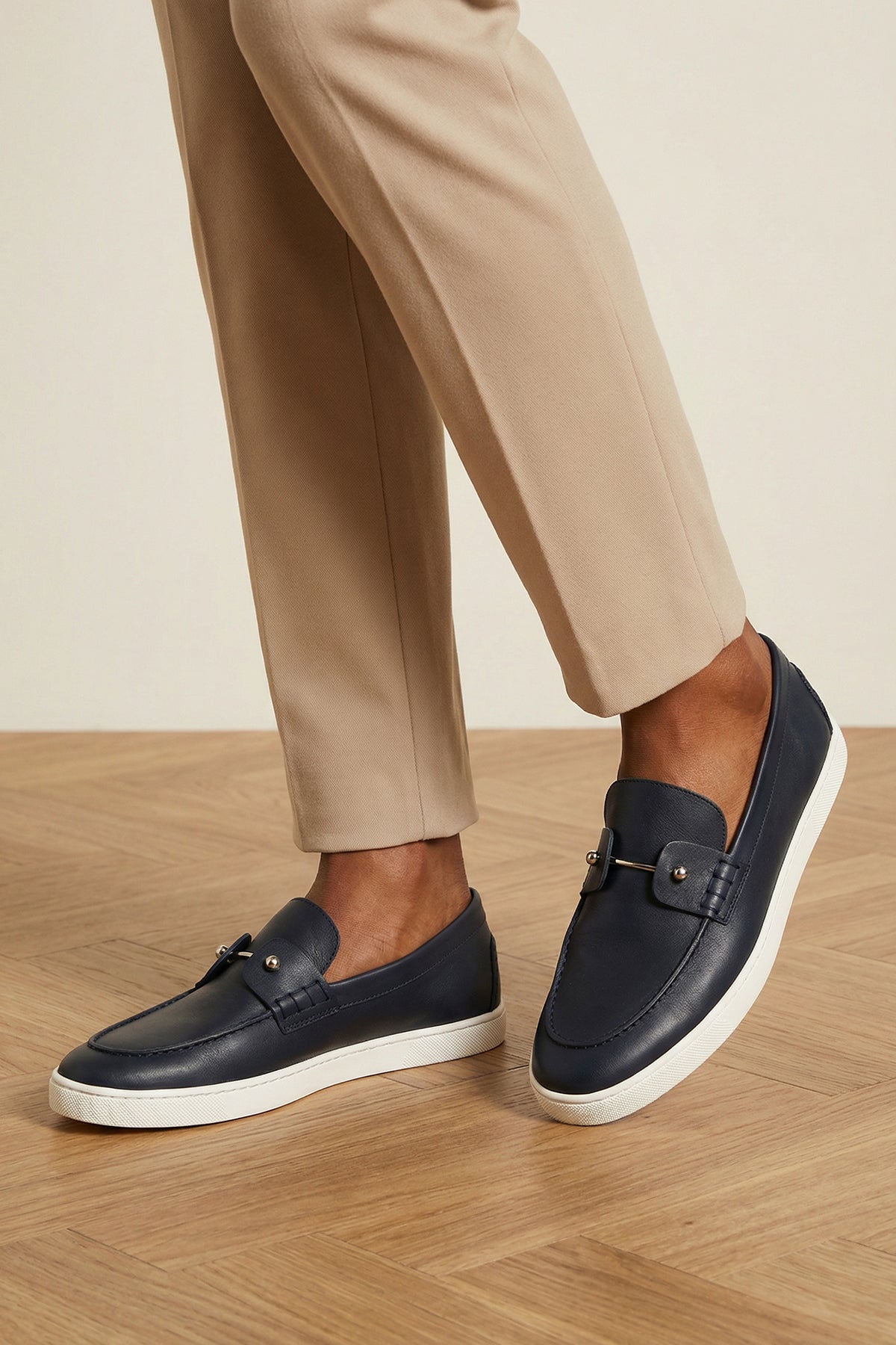 chambeliboat loafers in rockie leather