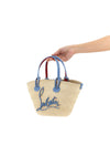 cabata woven raffia mini handbag
