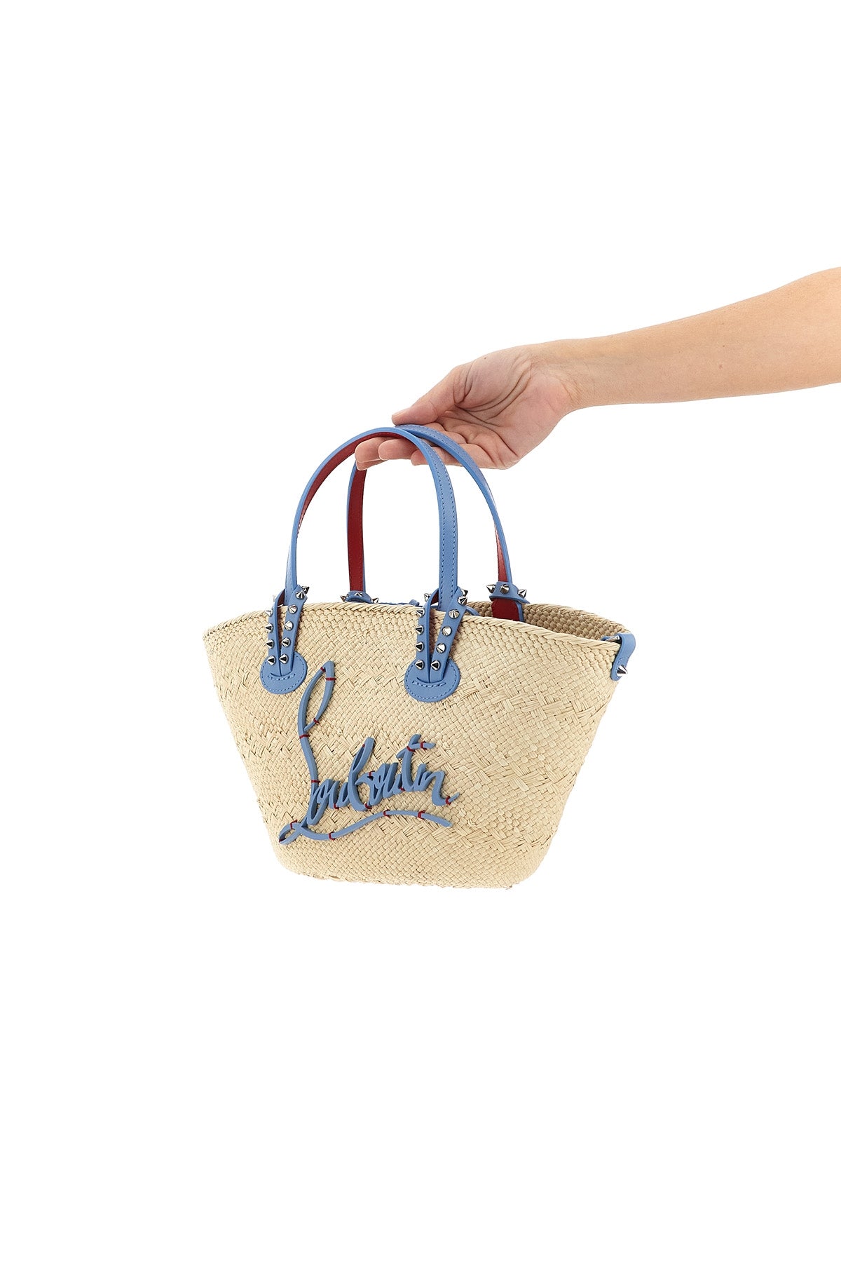 cabata woven raffia mini handbag